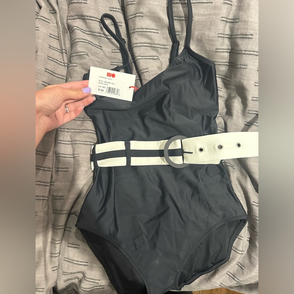 Solid & Striped The Nina Belted One-Piece Swimsuit - Picture 4 of 4